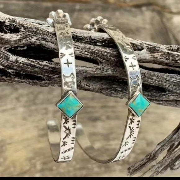 Jewelry - Turquoise Earrings Western Women's Jewelry New f92